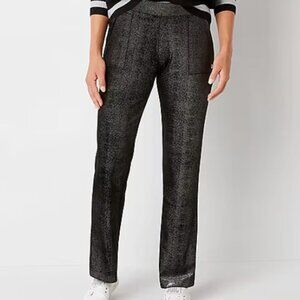 Juicy By Juicy Couture Womens Mid Rise Wide Leg Pull-On Pants Color Liquorice
